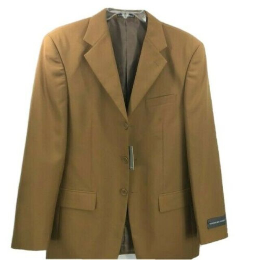 Vittorio St. Angelo Men's Bronze Jacket Size 38L